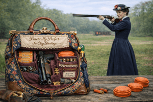 If Mary Poppins carried a shooting bag